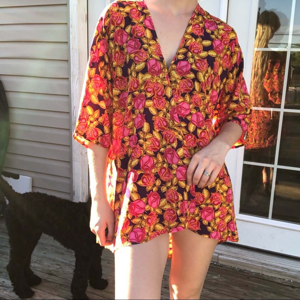 NWT rose floral summer shaw LuLa Roe New w tag